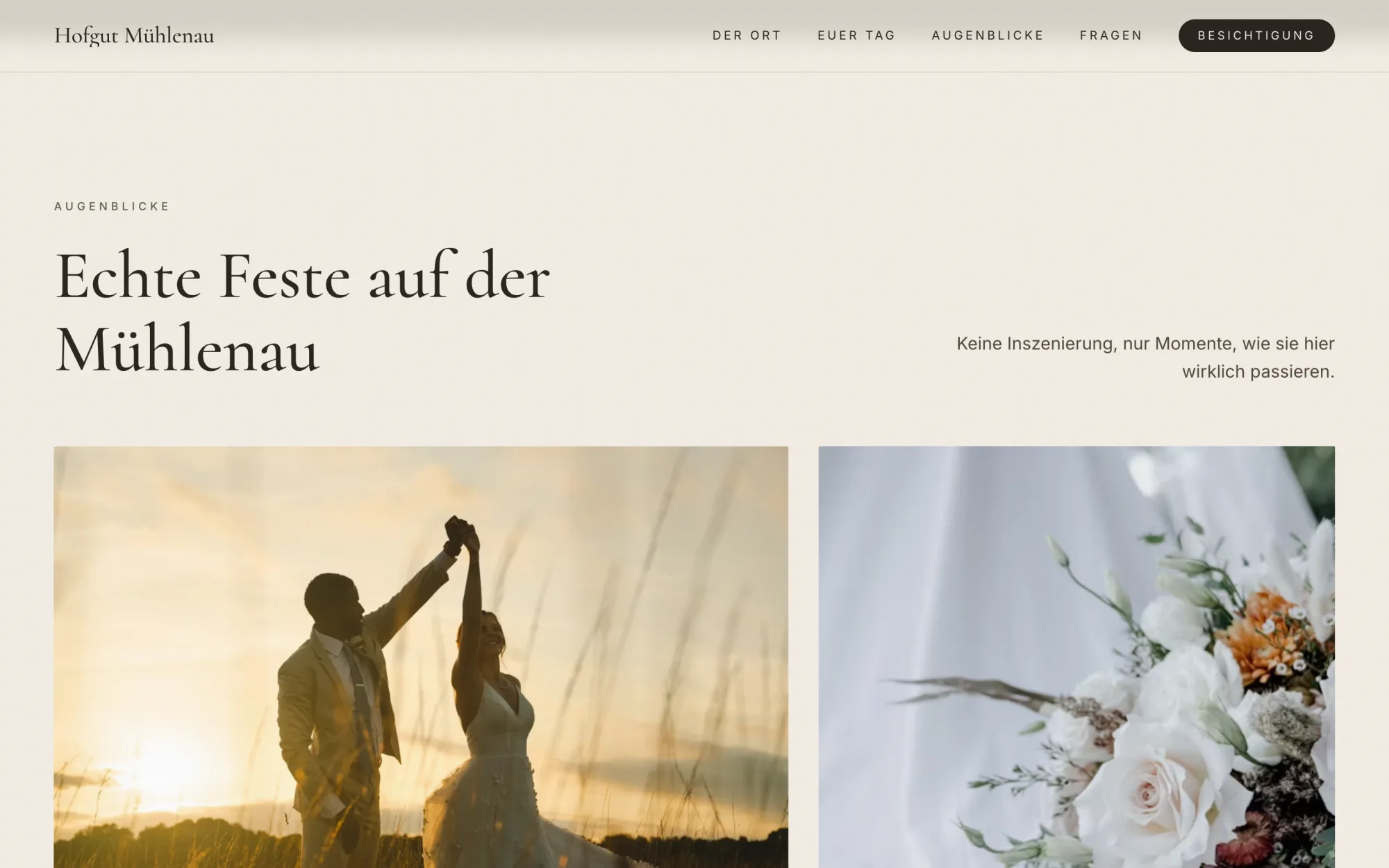 Sektion „Augenblicke