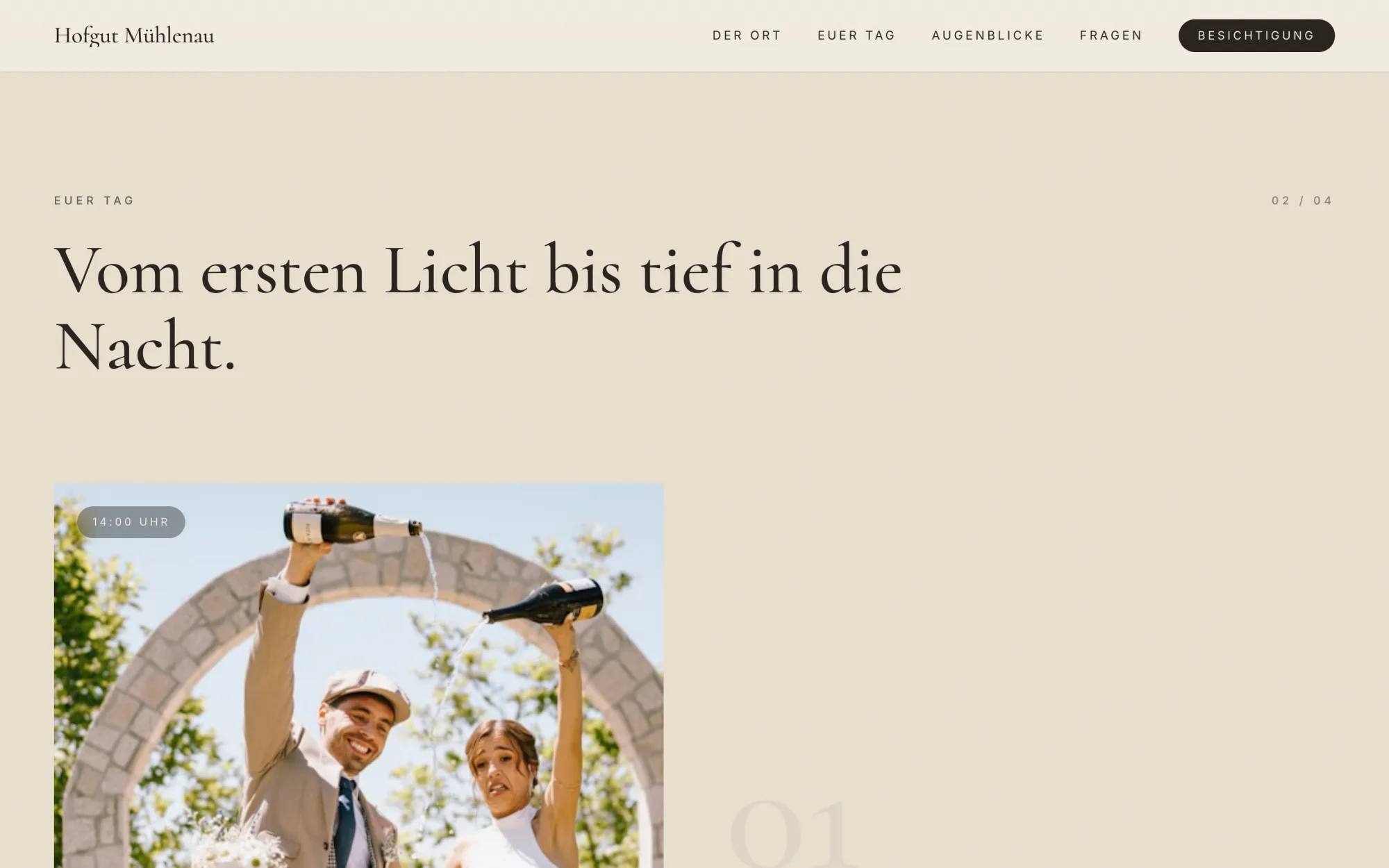 Sektion „Euer Tag